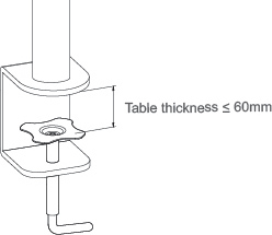 Arctic Стойка за монитор Desk Mount Monitor - Z1 BASIC