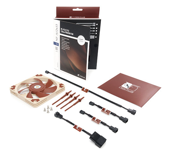 Noctua Вентилатор нископрофилен Fan 120x120x15mm NF-A12x15-FLX
