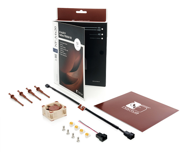 Noctua Вентилатор Fan 40x40x20mm 5V 5000rpm - NF-A4x20-5V