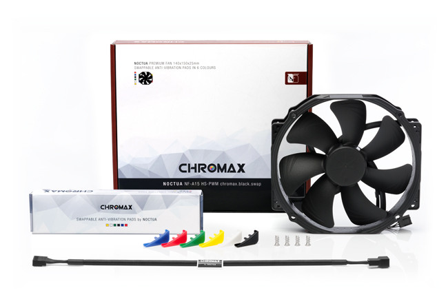 Noctua вентилатор Fan 150mm NF-A15 HS-PWM Chromax.black.swap