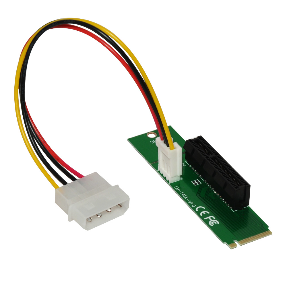 Makki Mining M.2 to PCI-E 4X Slot Riser - MAKKI-M2-PCIE-4x-v1