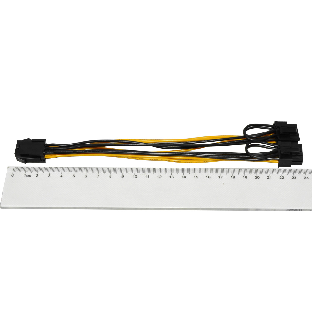 Makki Mining PCI-E Splitter 6pin -> 2x 8pin - MAKKI-CABLE-PCIE6-TO-2x8