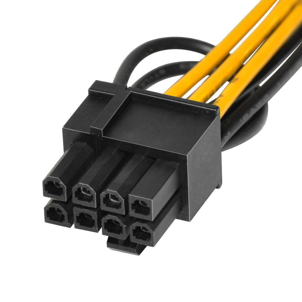 Makki Mining PCI-E Splitter 6pin -> 2x 8pin - MAKKI-CABLE-PCIE6-TO-2x8