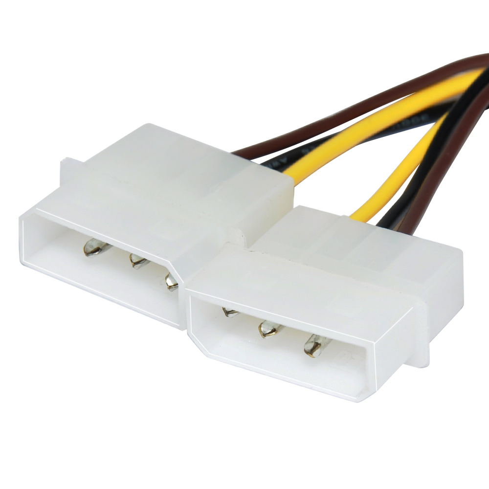 Makki Адаптер Adapter 2xMolex to 6pin PCI-E VGA - MAKKI-CE313-0.15m