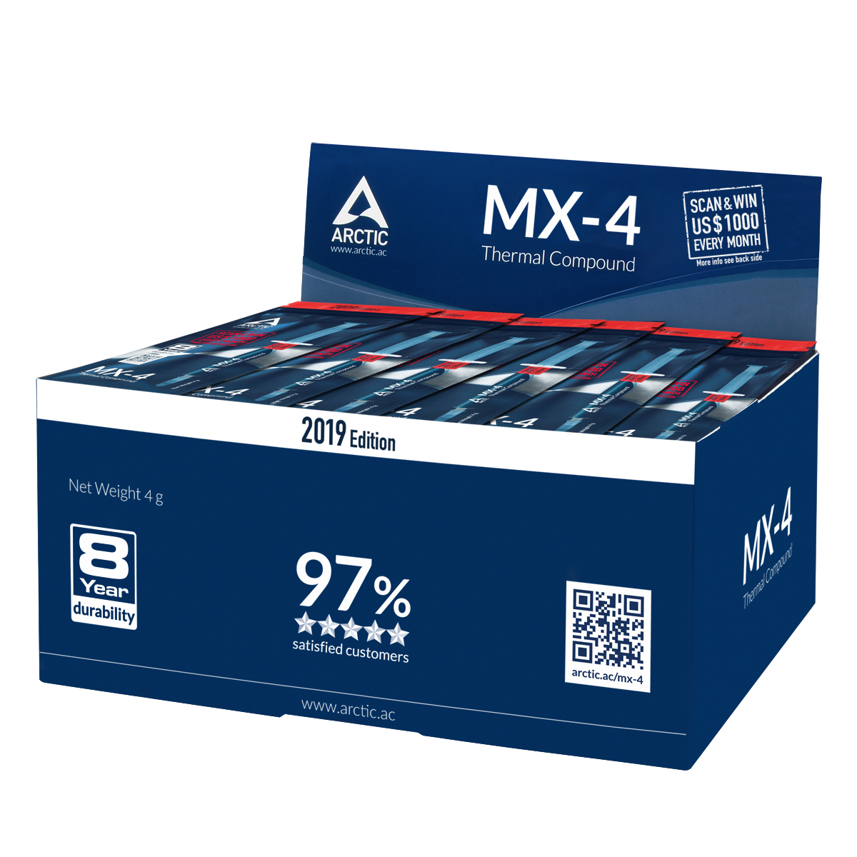 Arctic термо паста MX-4 Thermal Compound 2019 Edition 4gr