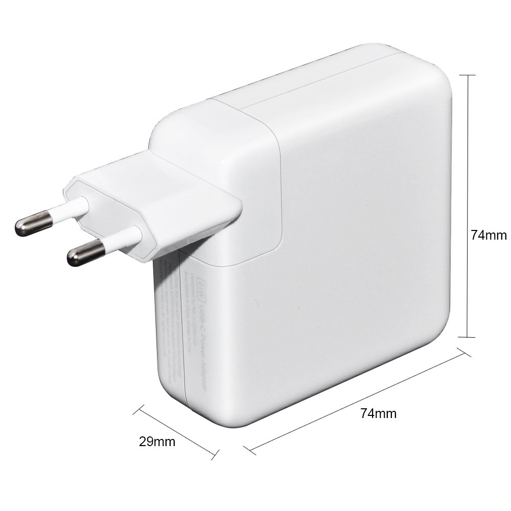 Makki зарядно за лаптоп заместител Laptop Adapter Apple - 61W TYPE-C With USB-C Cable - MAKKI-NA-AP-37