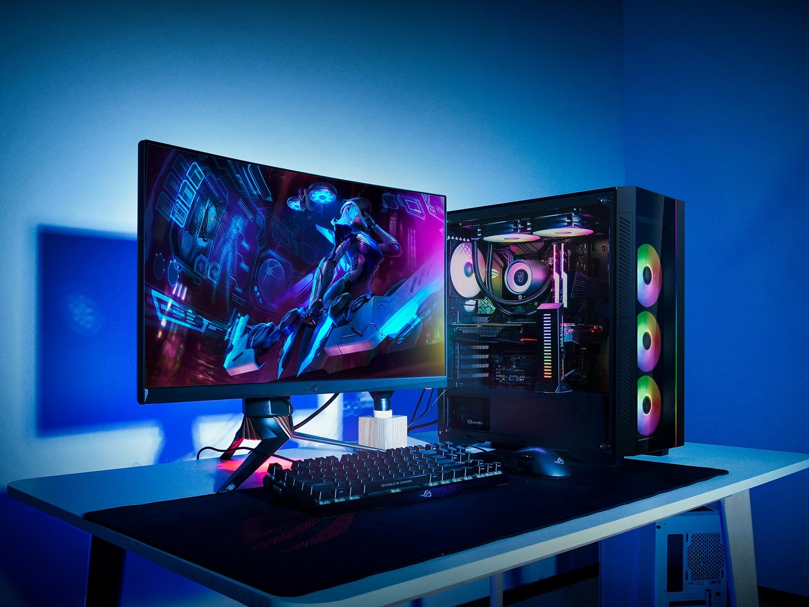 DeepCool кутия Case ATX MATREXX 55 V3 ADD-RGB 3F