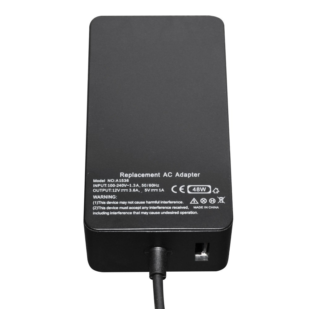 Makki зарядно за лаптоп заместител Laptop Adapter Microsoft Surface - 12V 3.6A 48W + USB 5V/1A - MAKKI-NA-MS-52
