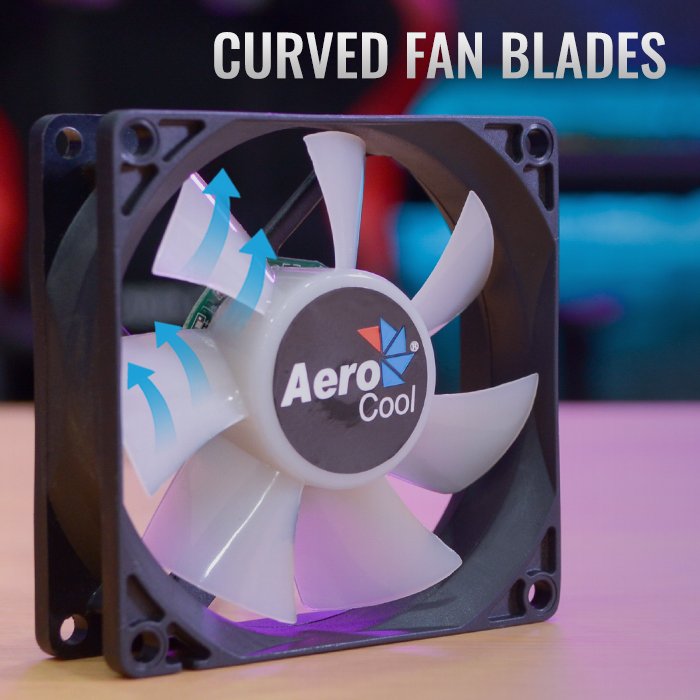 AeroCool вентилатор Fan 80 mm - Frost 8 - Fixed RGB - ACF1-FS10117.11