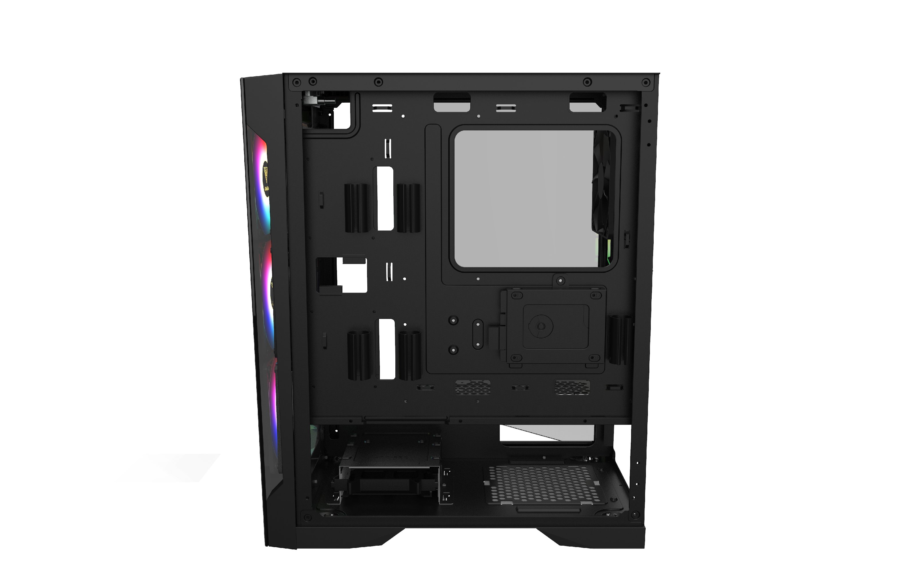 Gamdias кутия Case ATX - TALOS E2 Elite - aRGB, Tempered Glass