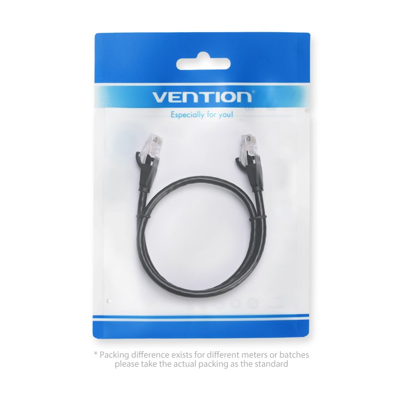 Vention Кабел LAN UTP Cat.6 Patch Cable - 5M Black - IBEBJ