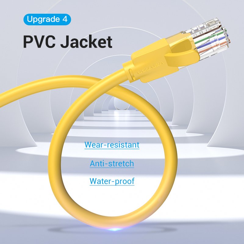 Vention Кабел LAN UTP Cat.6 Patch Cable - 2M Yellow - IBEYH