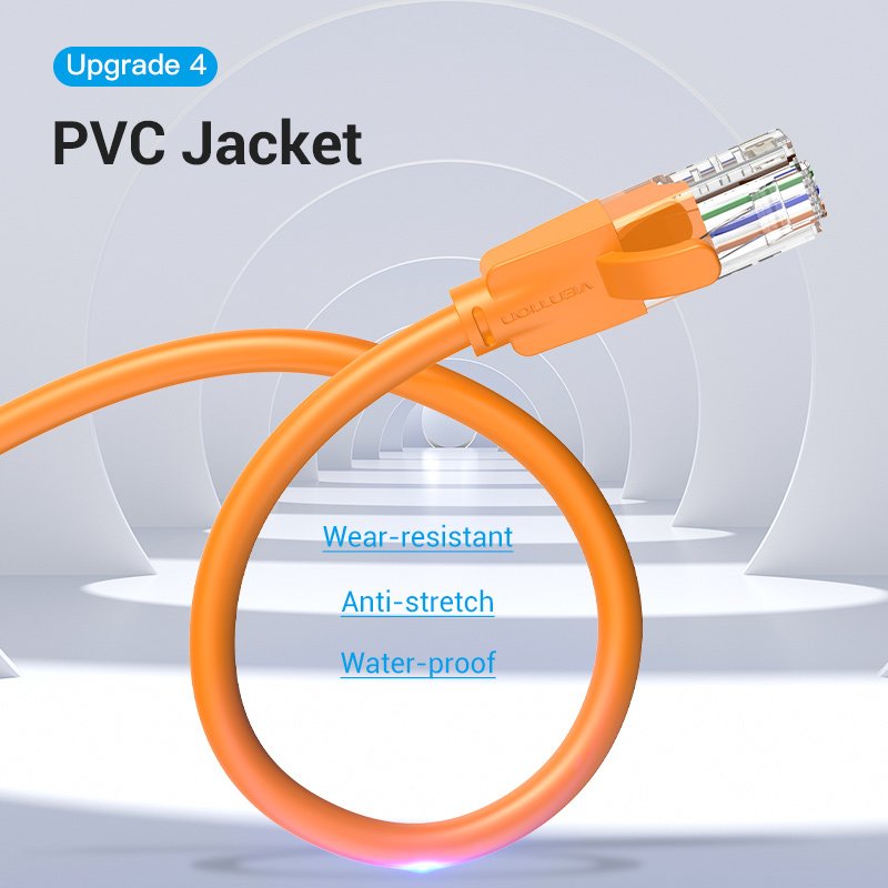 Vention Кабел LAN UTP Cat.6 Patch Cable - 1M Orange - IBEOF