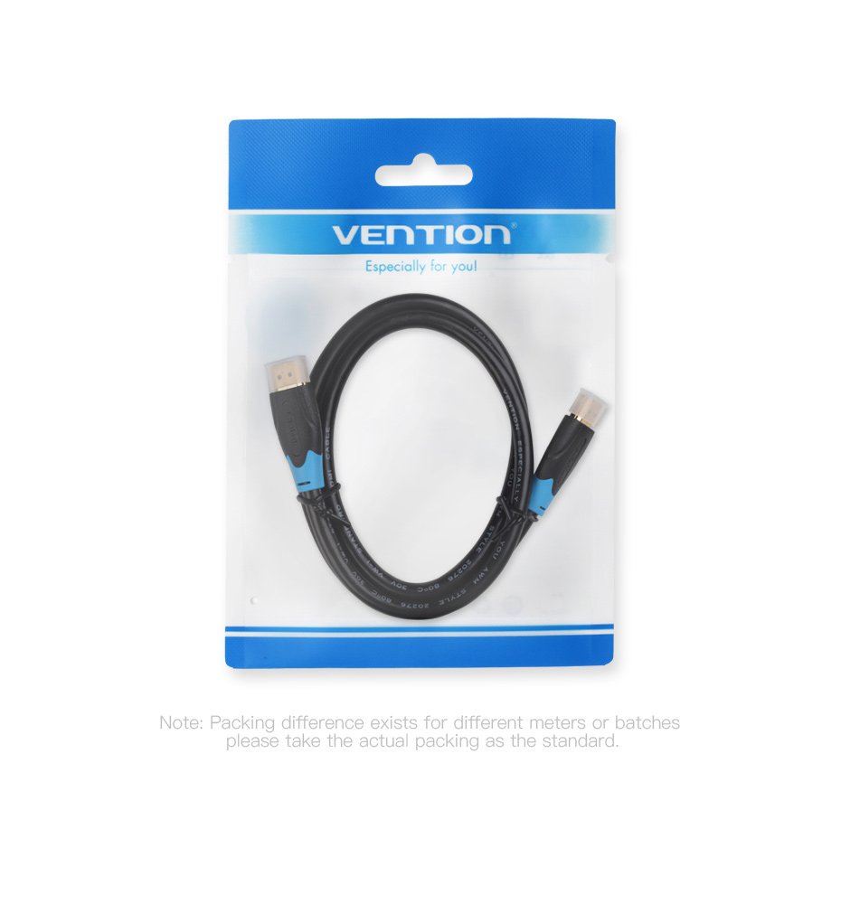 Vention Кабел HDMI v2.0 M / M 4K/60Hz Gold - 3M Black - AACBI