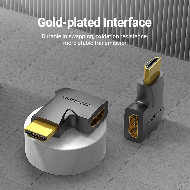 Vention Адаптер Adapter HDMI Vertical Flat 90 Degree M/F - AIPB0