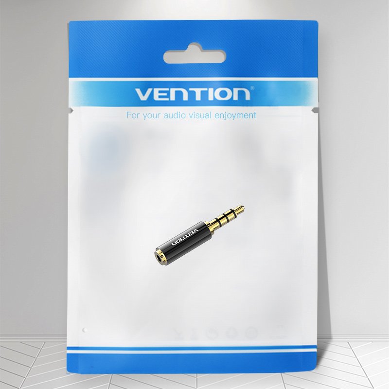Vention адаптер Adapter Audio 3.5mm M / 2.5mm F Black Metal - BFBB0
