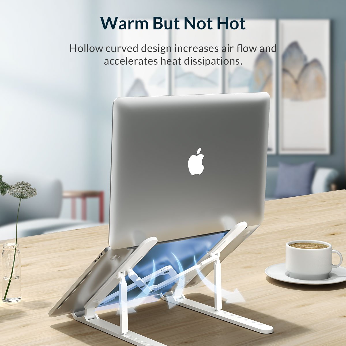 Orico поставка за лаптоп Laptop Stand - White - PFB-A24-WH