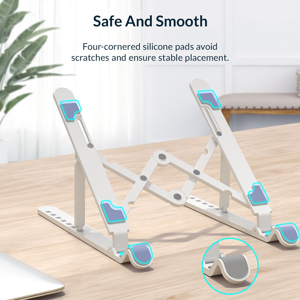 Orico поставка за лаптоп Laptop Stand - White - PFB-A24-WH