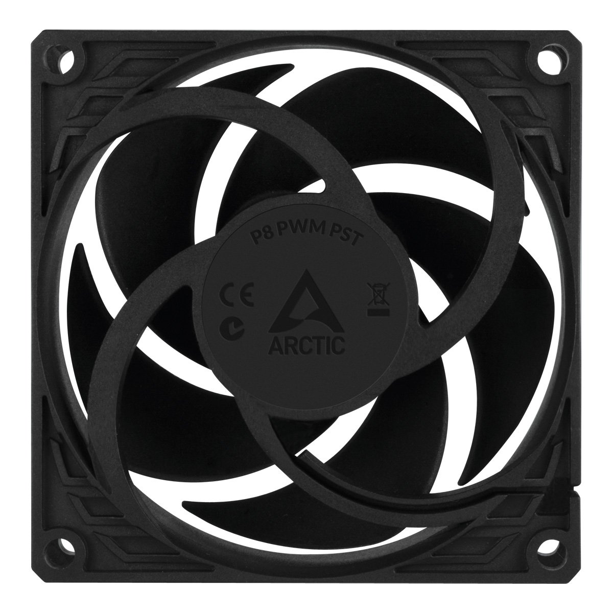 Arctic вентилатор Fan 80mm P8 PWM PST - black/black - 200-3000rpm