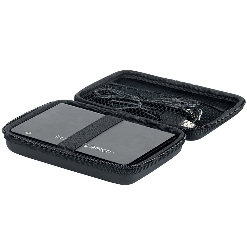 Orico калъф за външни дискове Portable Storage Bag - 2.5" Black - PHB-25-BK