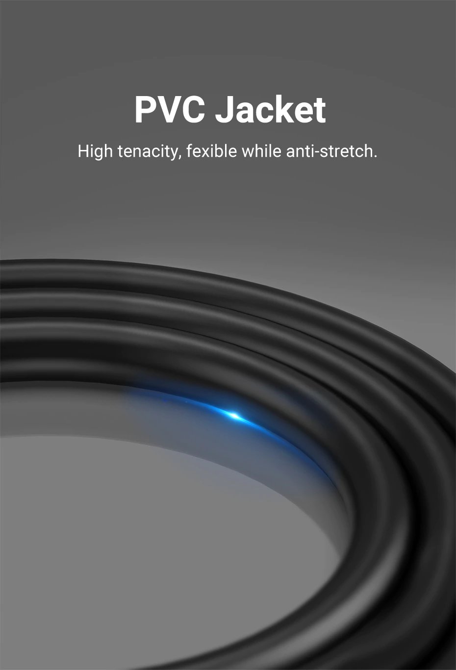 Vention Кабел за монитор Cable VGA HD15 M / M 1.5m Gold Plated, 2 Ferrites - DAEBG