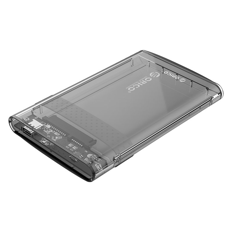 Orico външна кутия за диск Storage - Case - 2.5 inch 5Gbps Type-C Transparent - 2139C3-G2-CR-EP