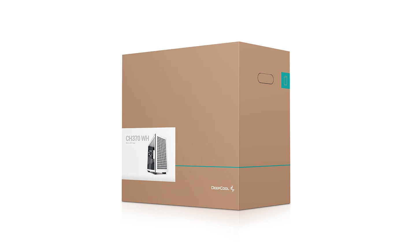 DeepCool кутия Case mATX - CH370 WH