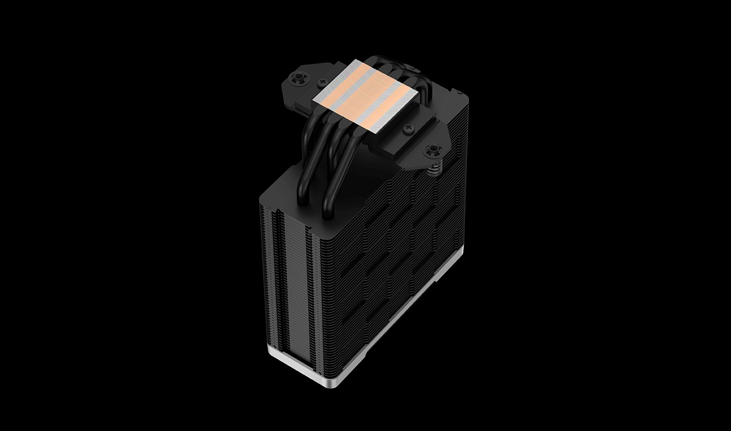 DeepCool охладител CPU Cooler AK400 Zero Dark - LGA1700/AM5