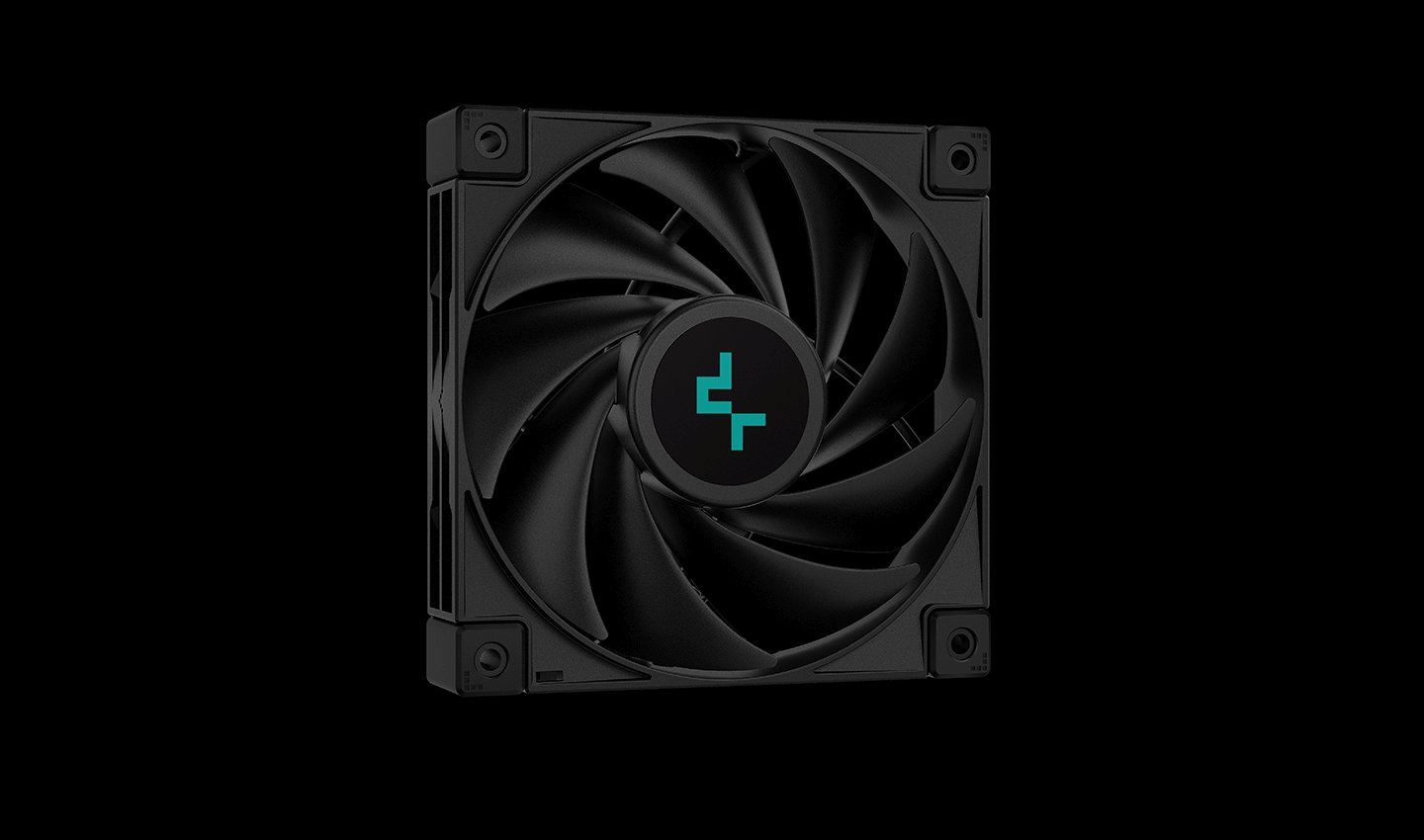 DeepCool охладител CPU Cooler AK400 Zero Dark - LGA1700/AM5