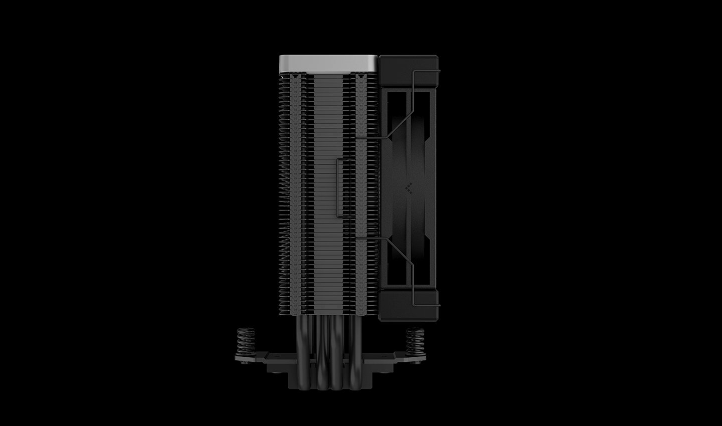 DeepCool охладител CPU Cooler AK400 Zero Dark - LGA1700/AM5