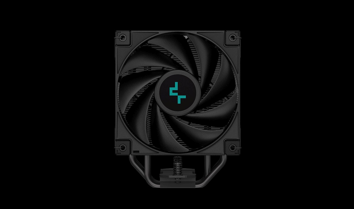 DeepCool охладител CPU Cooler AK400 Zero Dark Plus - Dual-Fan - LGA1700/AM5
