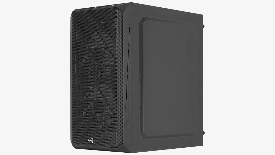 AeroCool кутия Case mATX - CS-107-A-BK-v2 - 3 fans included