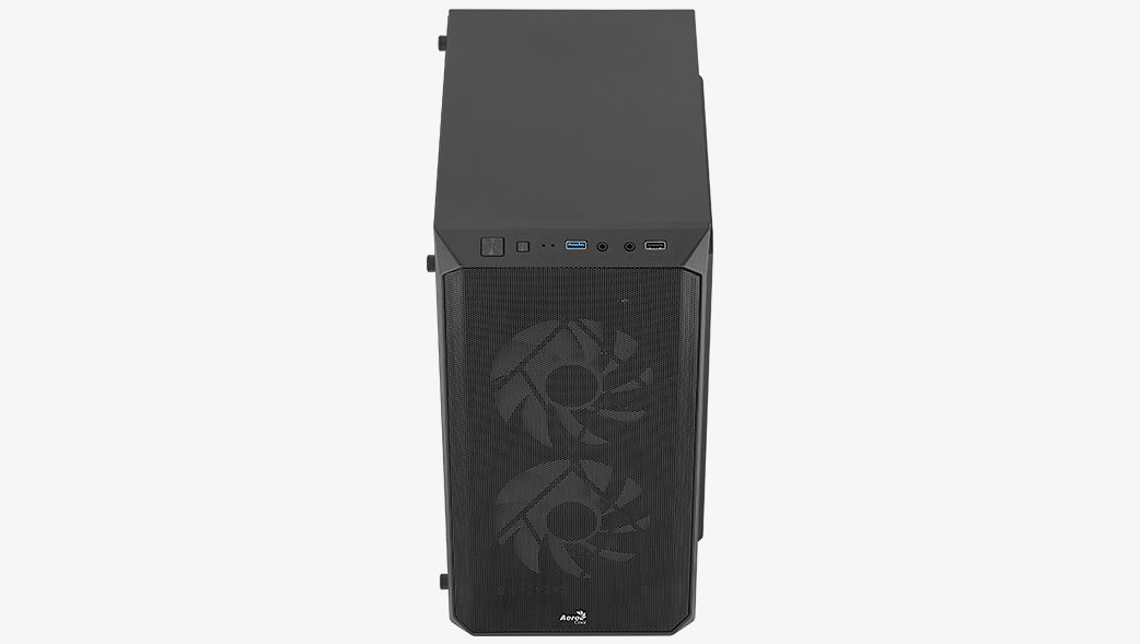 AeroCool кутия Case mATX - CS-107-A-BK-v2 - 3 fans included