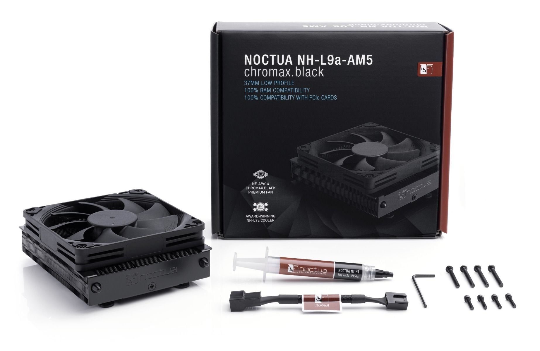 Noctua Охлаждане CPU Cooler NH-L9a-AM5 CHROMAX.BLACK