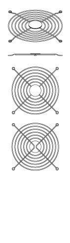 Noctua комплект решетки за вентилатори Fan Grill Metal - 140mm 2pcs pack - NA-FG1-14 Sx2