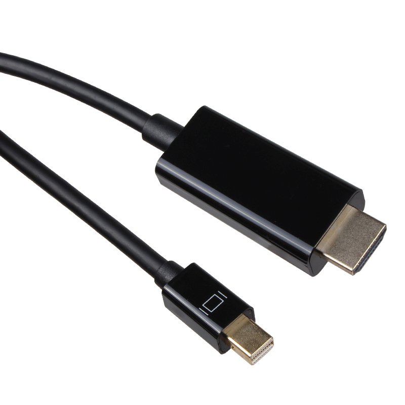 VCom Кабел Mini Display Port M / HDMI M 4K 2160p - CG615L-1.8m-4K Black