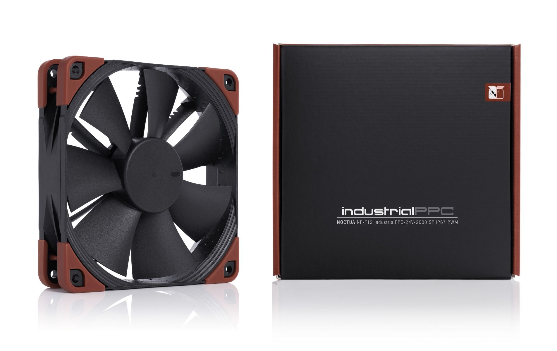 Noctua Влагозащитен / Прахозащитен Вентилатор Fan 120mm single-phase motor NF-F12-iPPC-24V-2000-SP-IP67-PWM