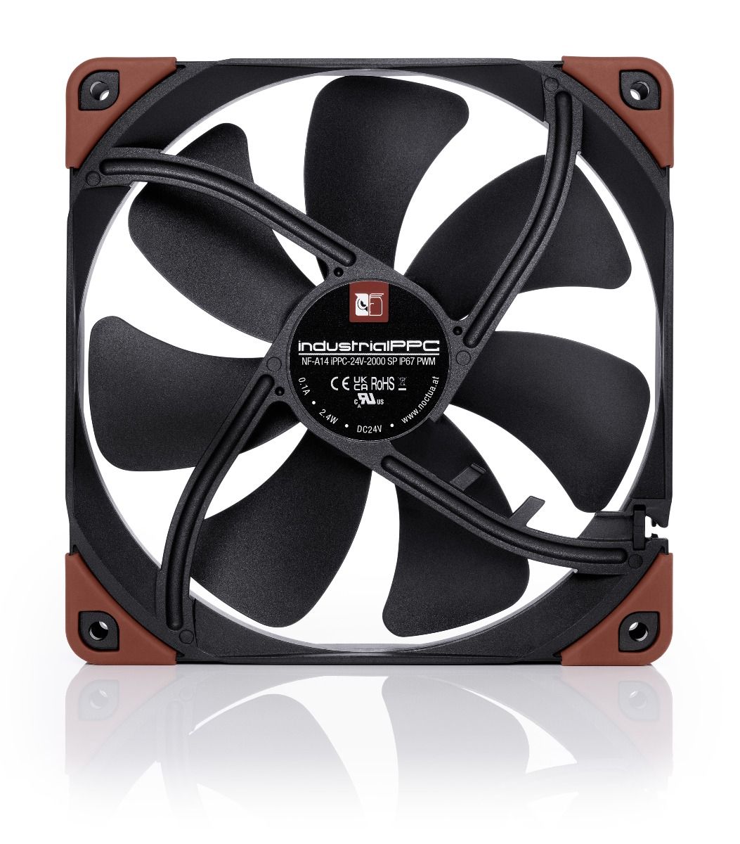 Noctua Влагозащитен / Прахозащитен Вентилатор Fan 140mm single-phase motor NF-A14-iPPC-24V-2000-SP-IP67-PWM