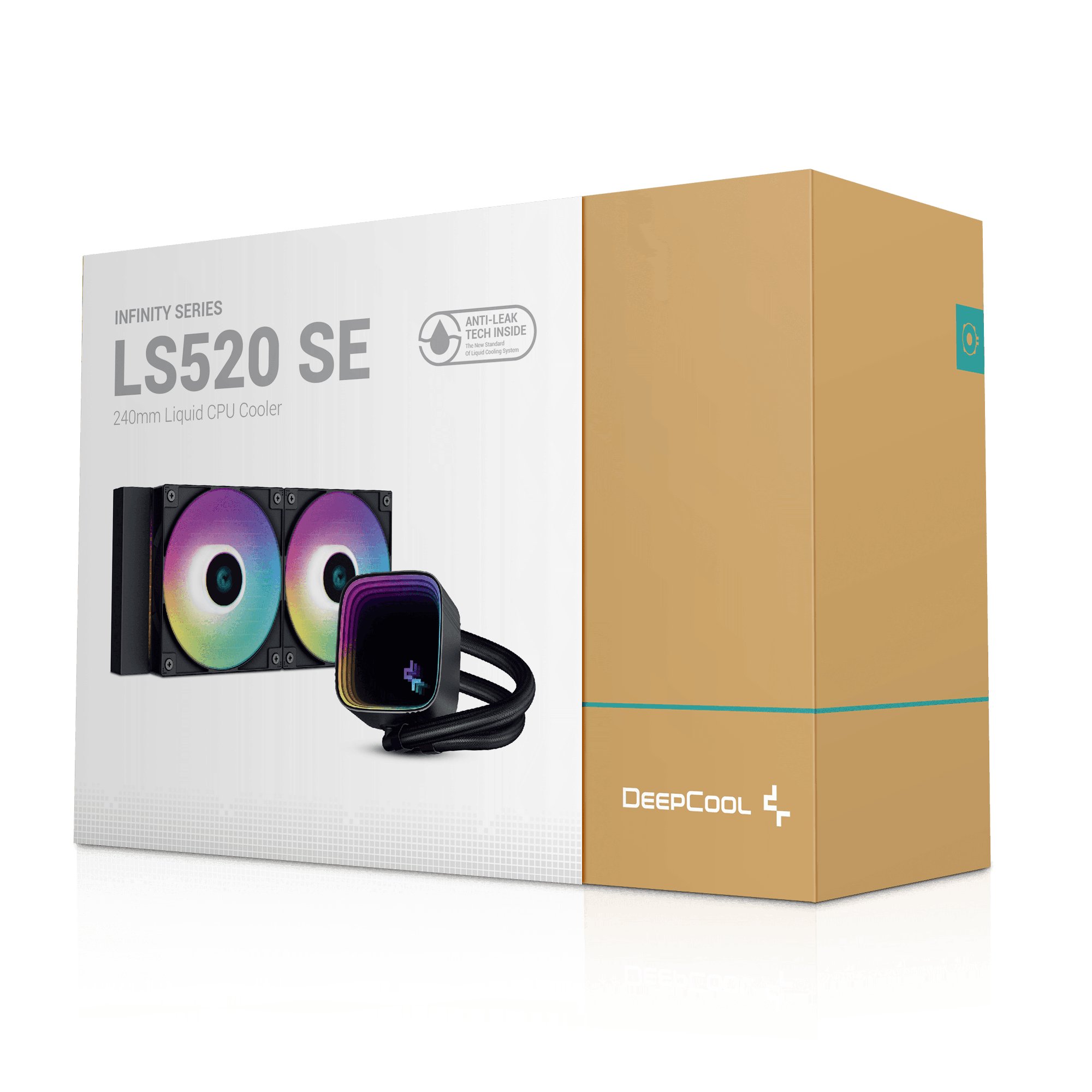 DeepCool водно охлаждане Water Cooling LS520 SE - Addressable RGB, Infinity mirror design - LGA1700/AM5