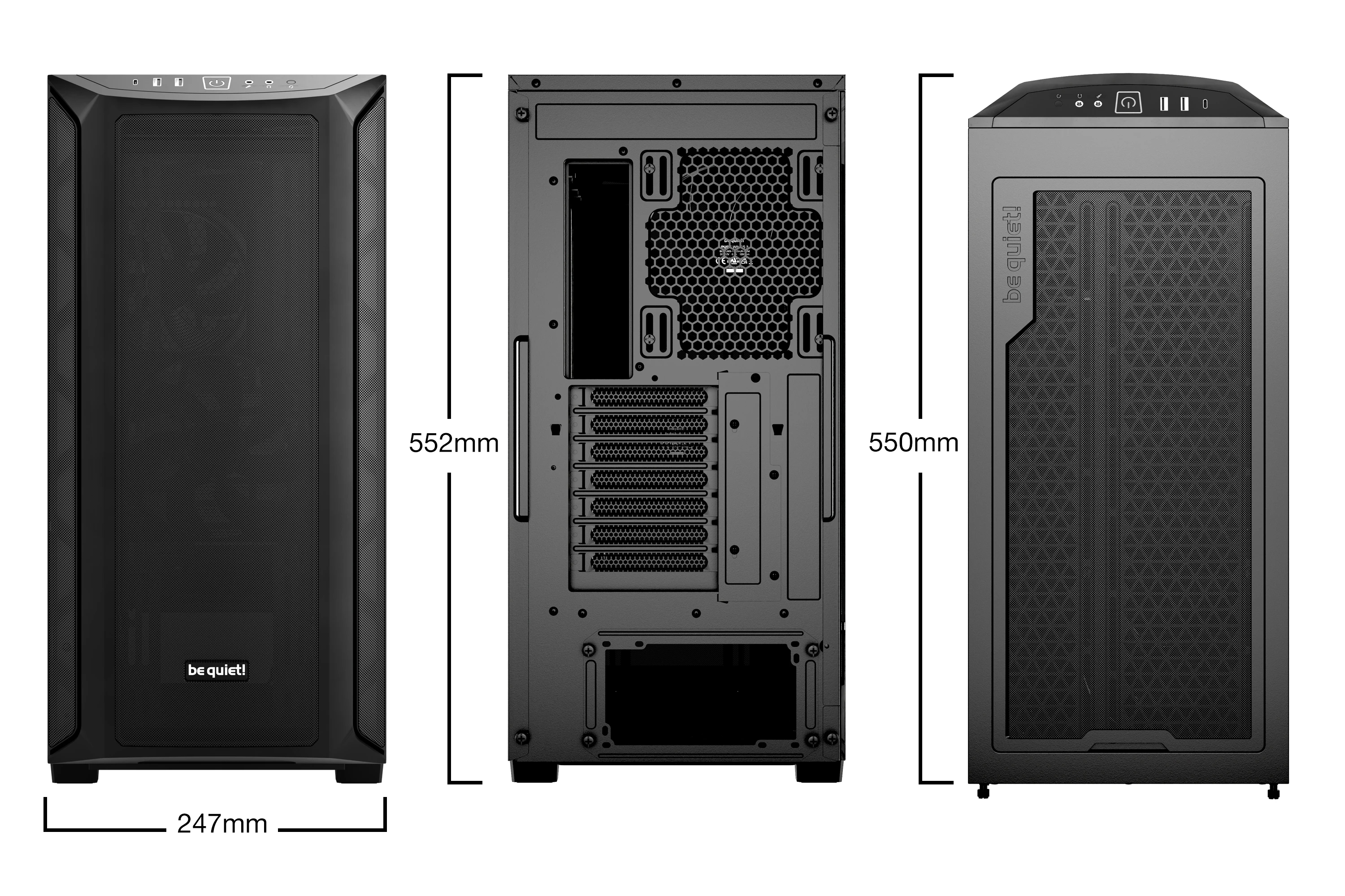 be quiet! кутия Case EATX - Shadow Base 800 Black