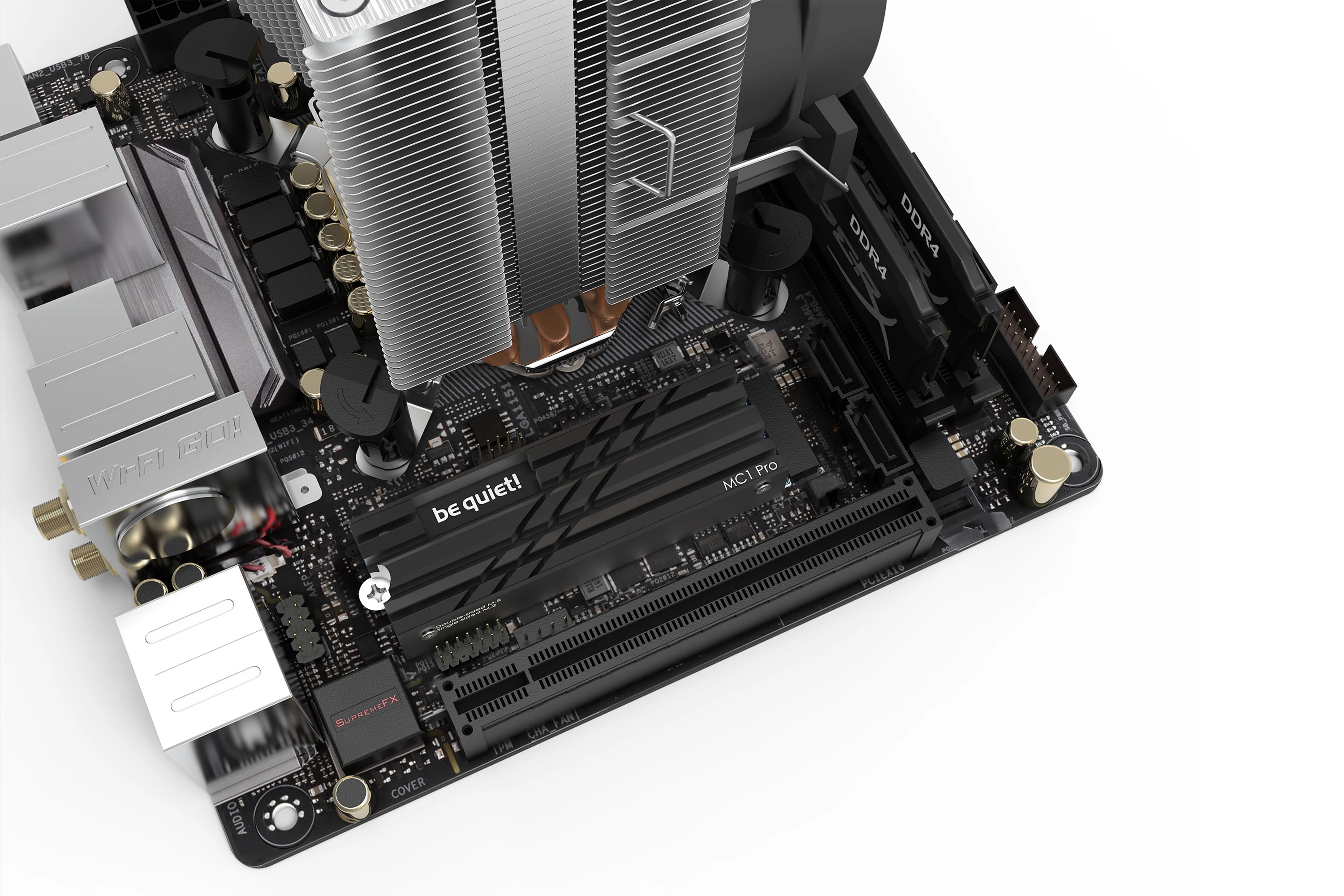 be quiet! охладител M.2 2280 SSD Cooler - MC1 PRO