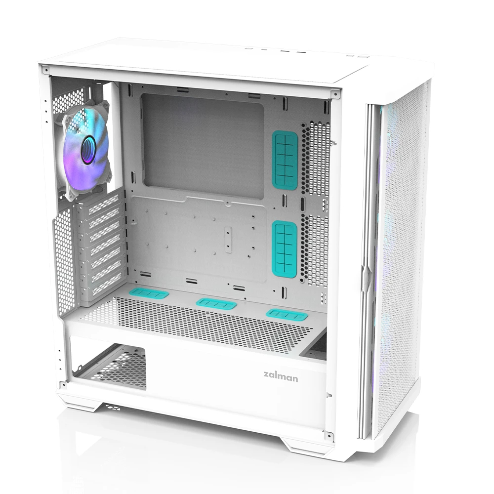 Zalman кутия Case EATX - Z10 DUO White - Mesh/Tempered Glass