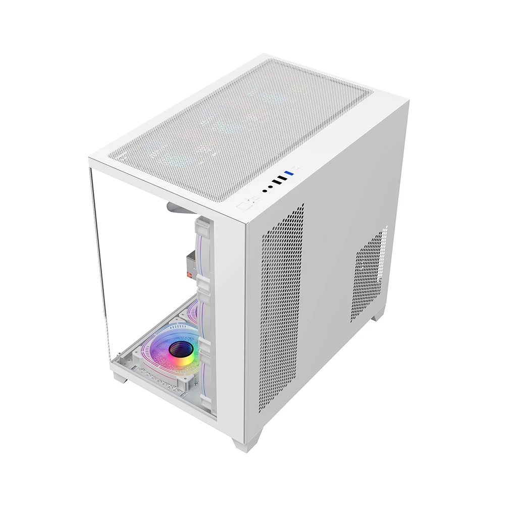 1stPlayer кутия Case ATX - MEGAVIEW MV8 White