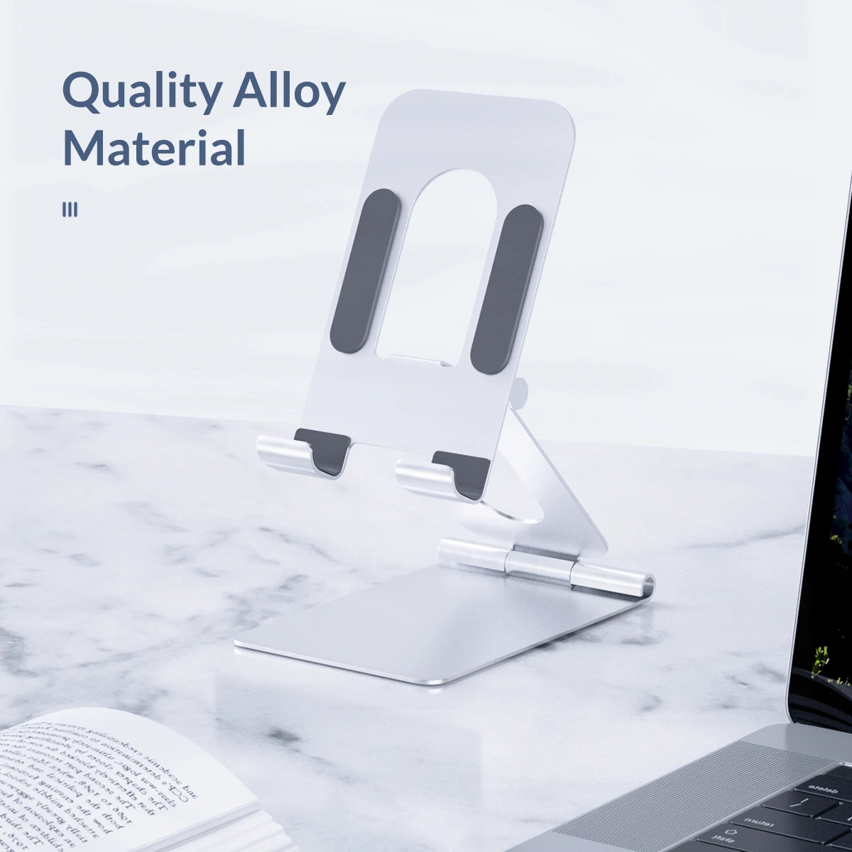 Orico стойка за телефон или таблет за бюро Phone/Tablet Holder - LST-S1-SV-BP