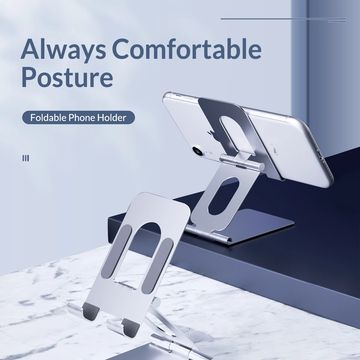 Orico стойка за телефон или таблет за бюро Phone/Tablet Holder - LST-S1-SV-BP