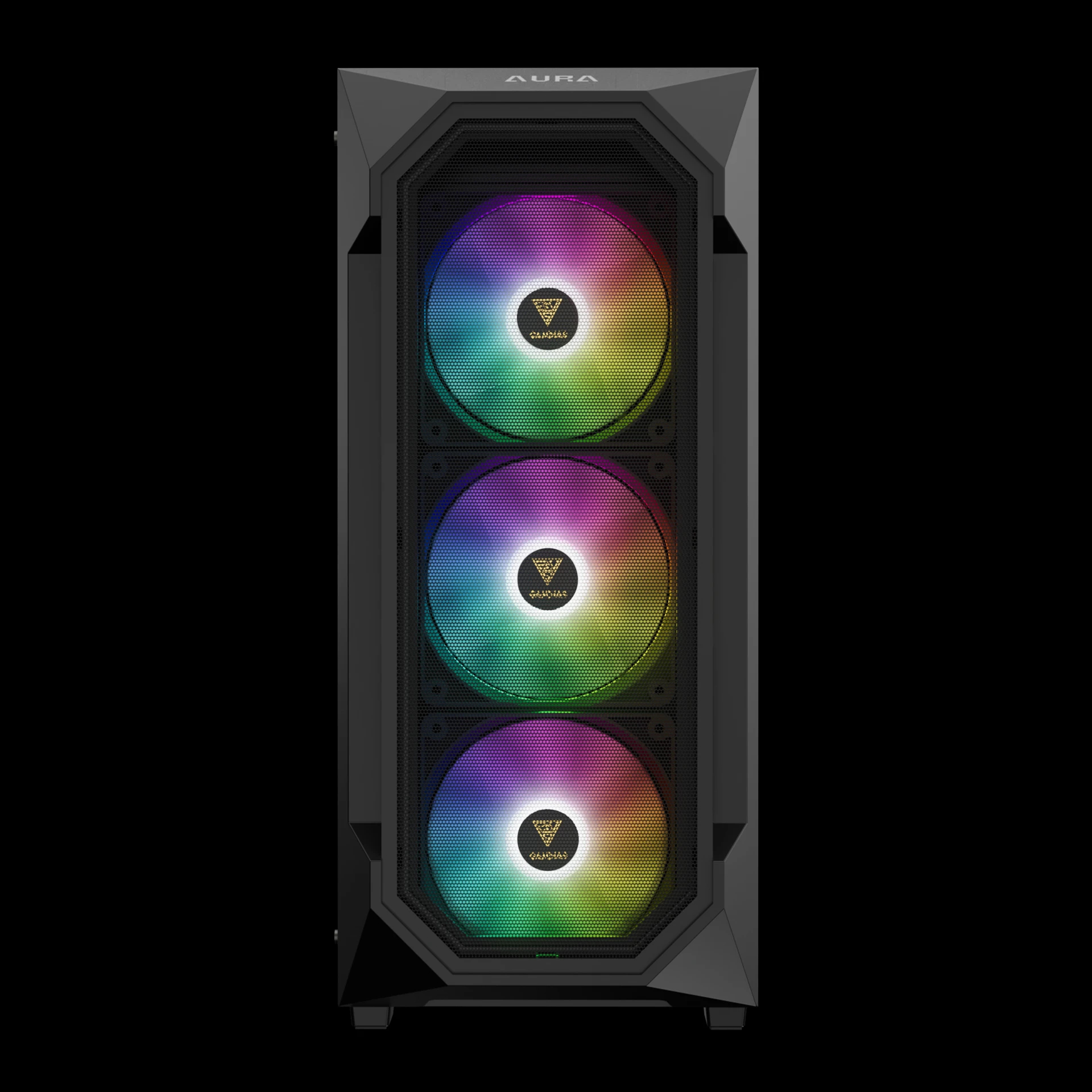 Gamdias кутия Case ATX - AURA GC1 Elite - Mesh, RGB, Tempered Glass
