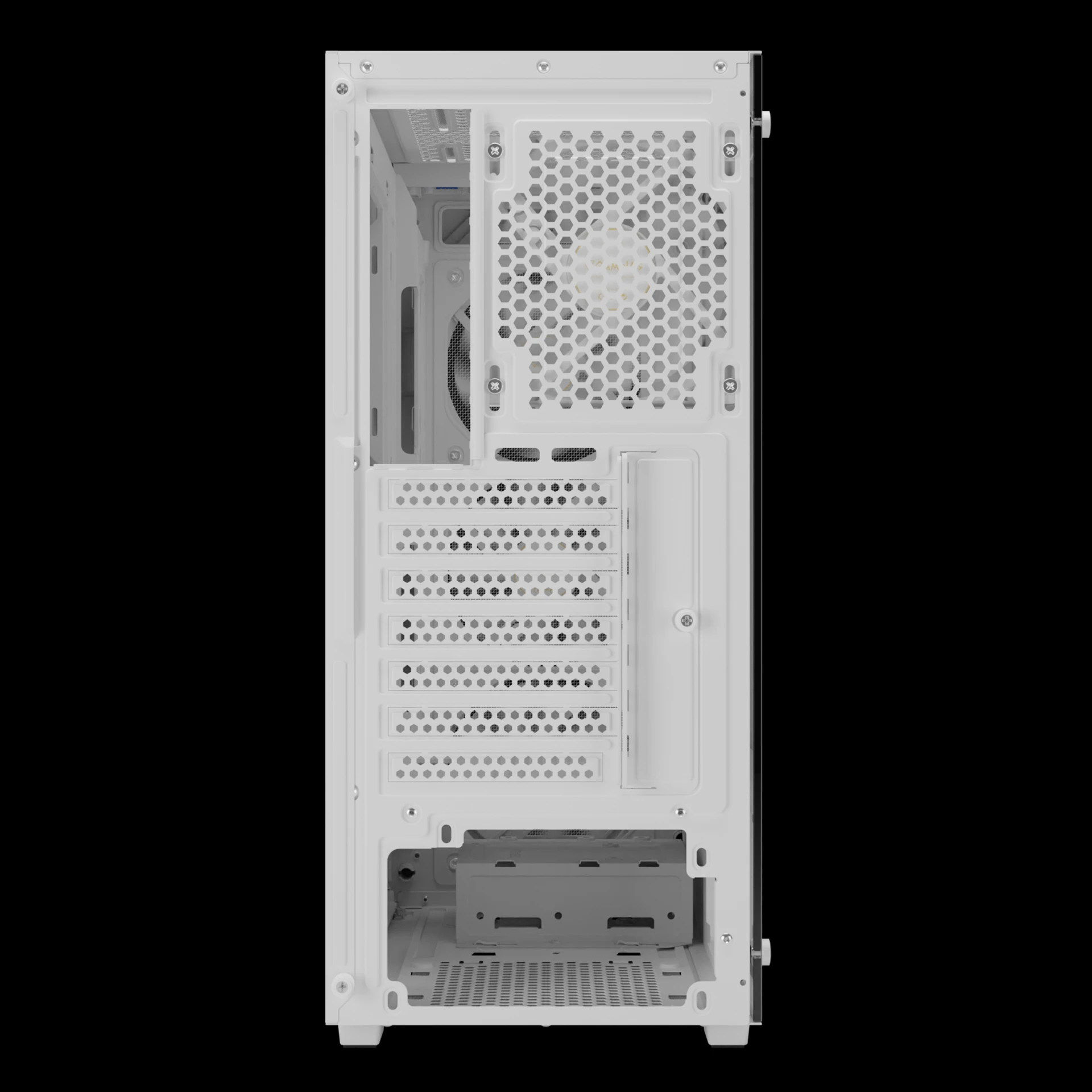 Gamdias кутия Case ATX - AURA GC1 Elite White - Mesh, RGB, Tempered Glass