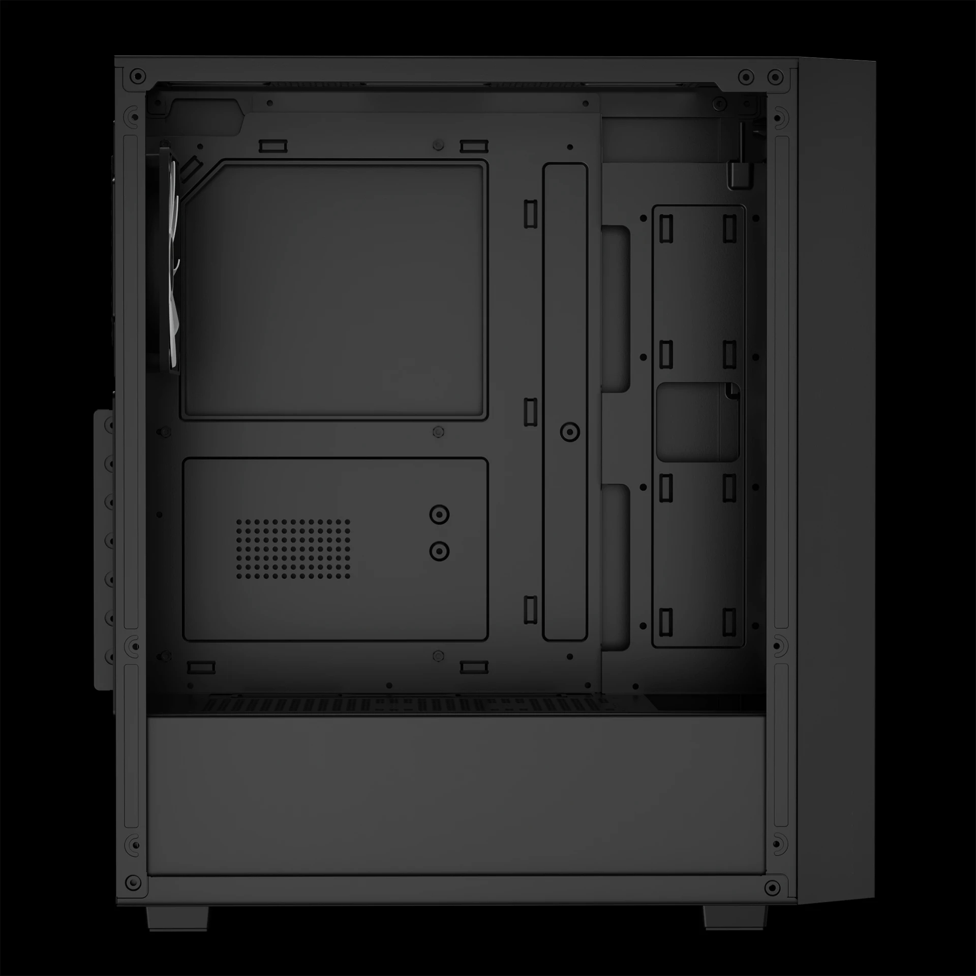 Gamdias кутия Case ATX - AURA GC2 Elite - Mesh, RGB, Tempered Glass
