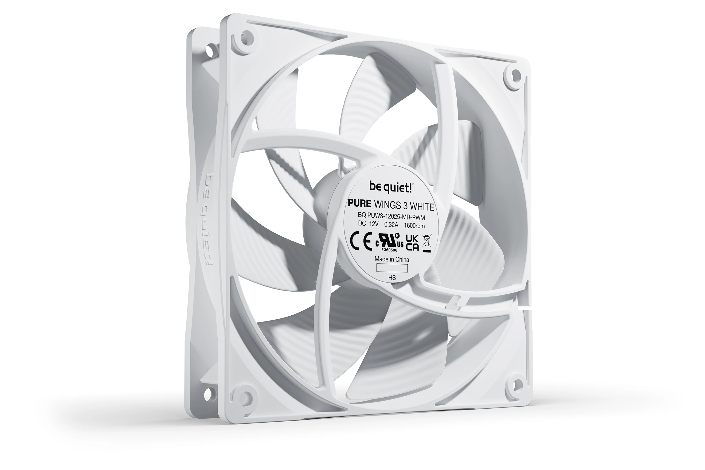 be quiet! вентилатор Fan 120mm - Pure Wings 3 120mm PWM White