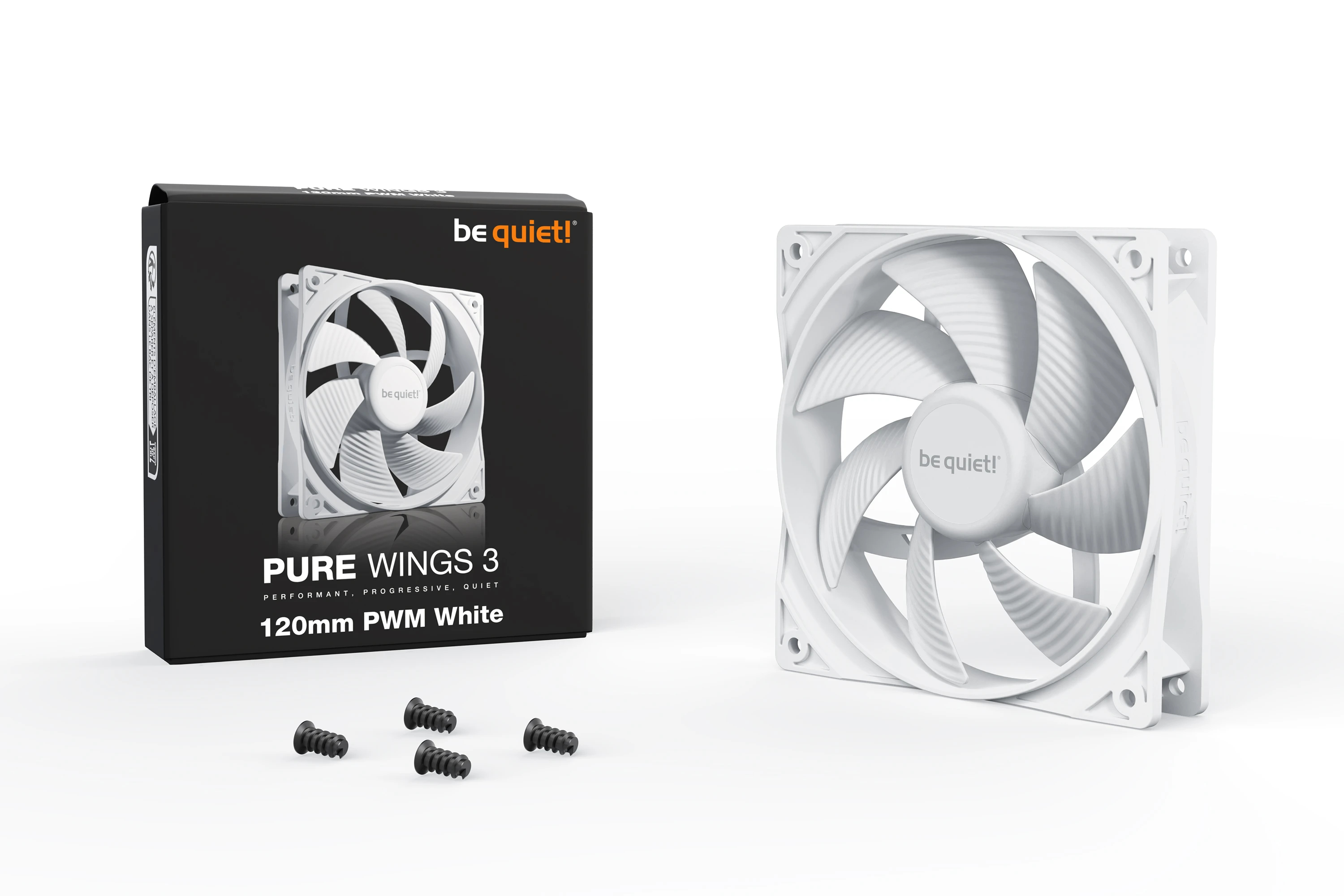 be quiet! вентилатор Fan 120mm - Pure Wings 3 120mm PWM White
